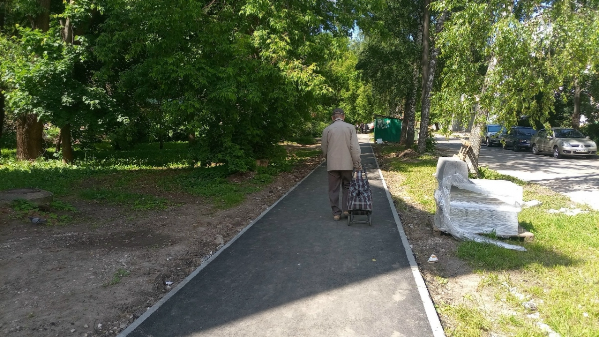 Жители деревни Тереховицы добились обустройства тротуара