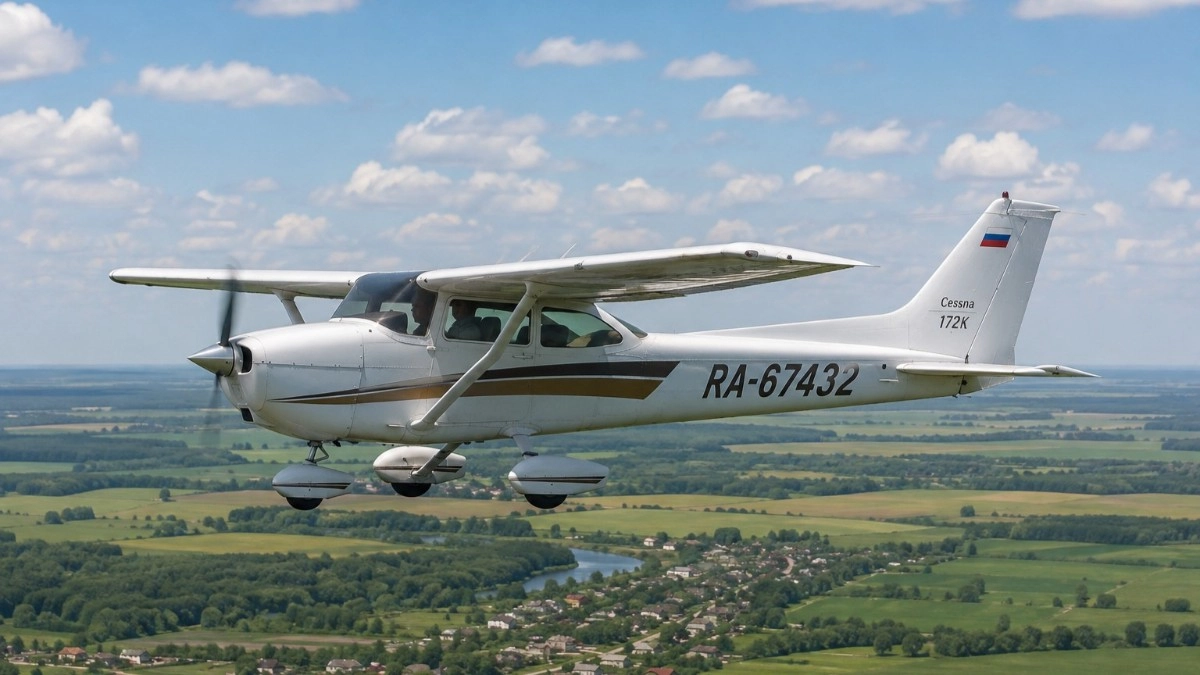 Под Владимиром самолет Cessna совершил жесткую посадку