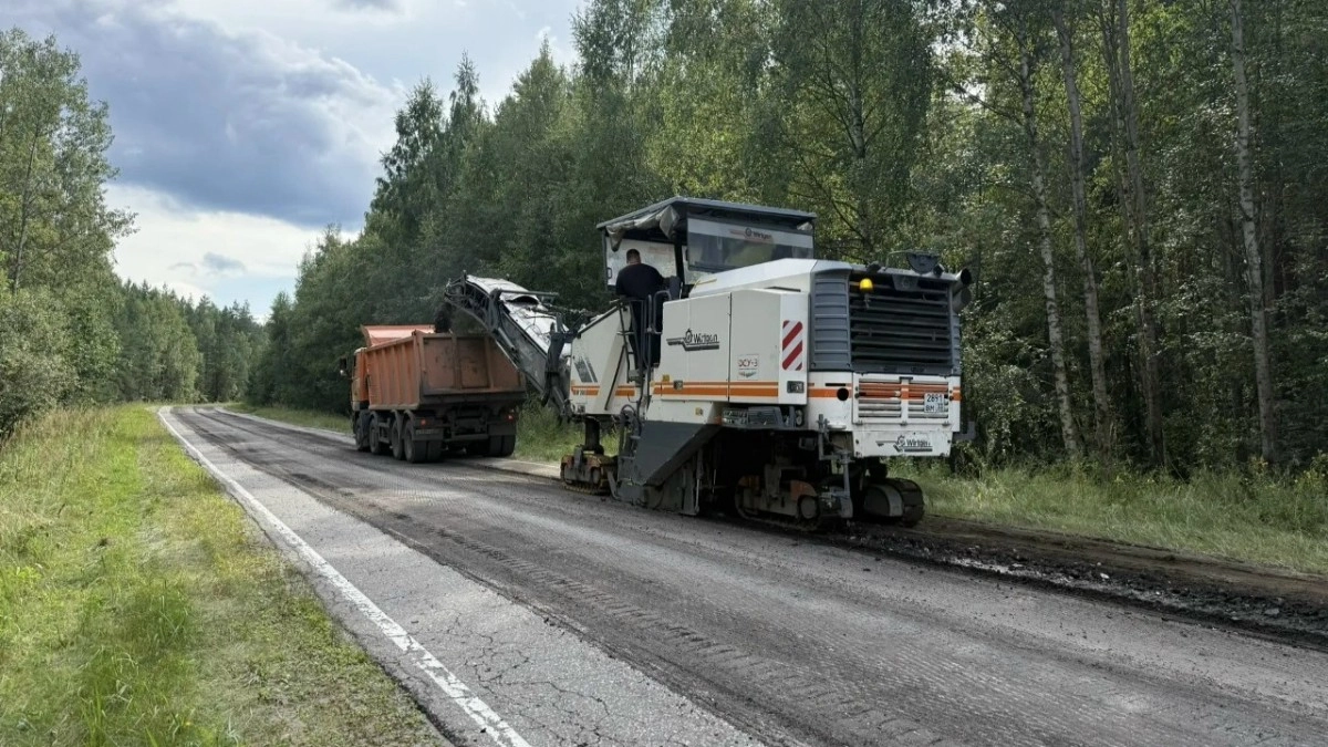 В Собинском округе начали ремонт дороги к Дому отдыха «Крутояк»