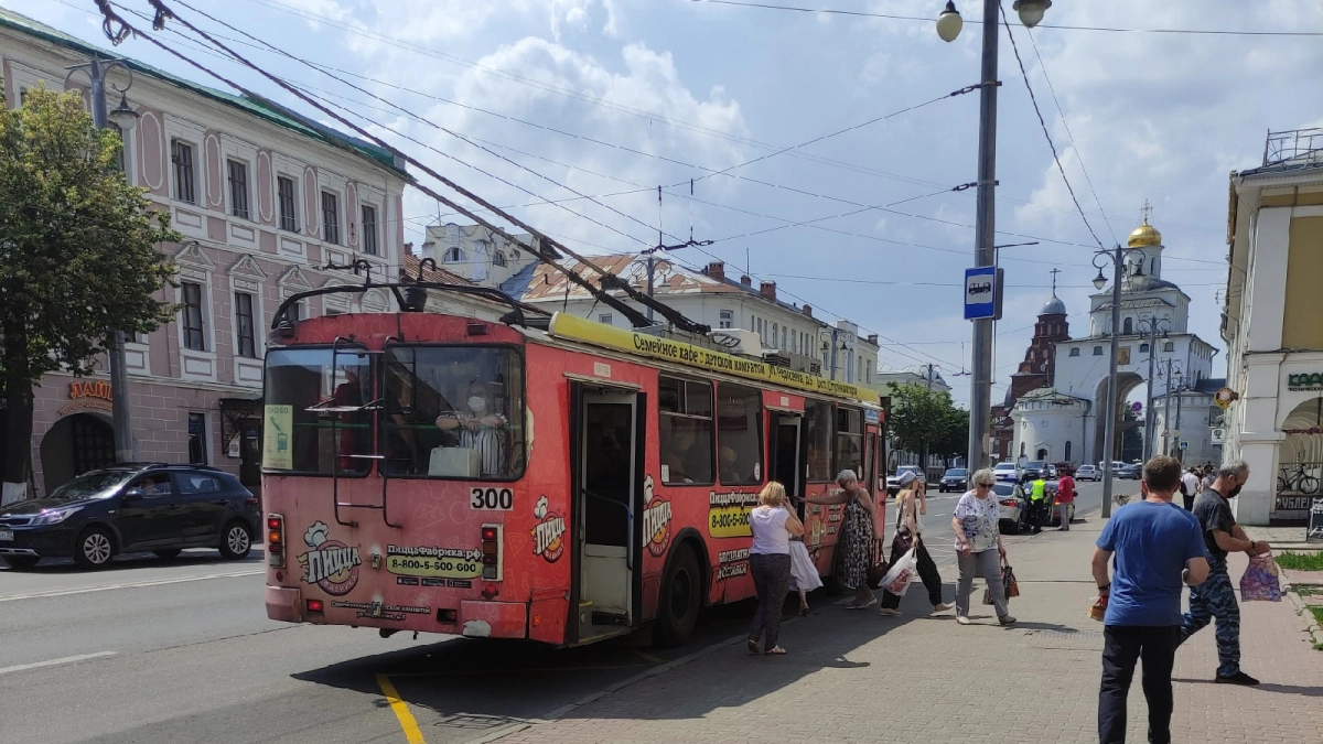 На улицах Владимира обновят троллейбусную контактную сеть