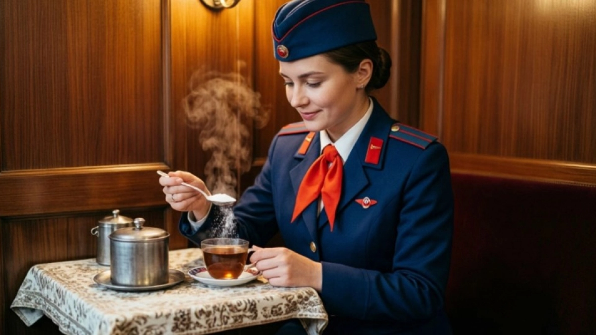 Зачем проводницы РЖД тайком сыпали соду в чай: советская уловка, которую можно смело брать на заметку