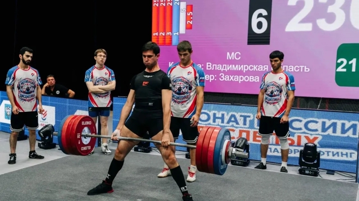 Владимирские пауэрлифтеры завоевали пять медалей чемпионата России