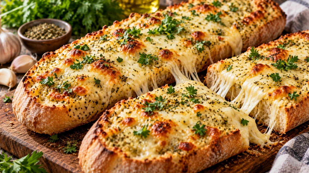 Чиабатту накрываю румяной «шубкой»: сырная вкуснятина к супу, салату или просто так — проще пиццы, ароматнее гренок