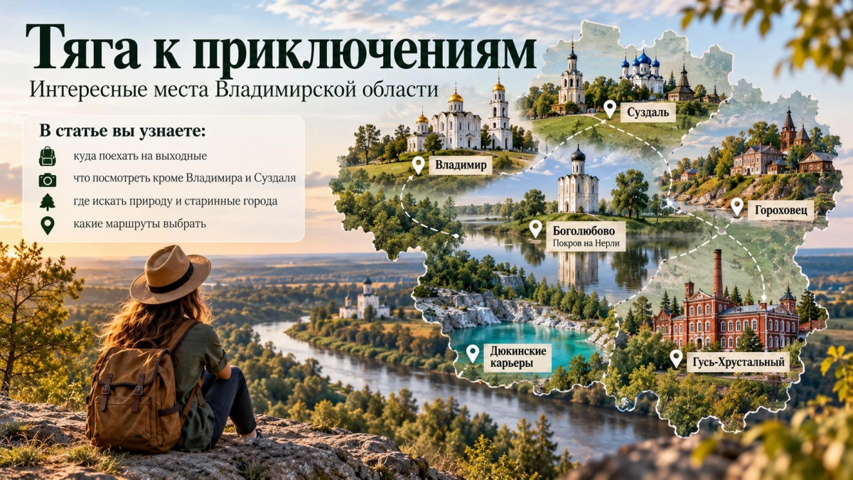 Тяга к приключениям. Интересные места Владимирской области, которые стоит посетить