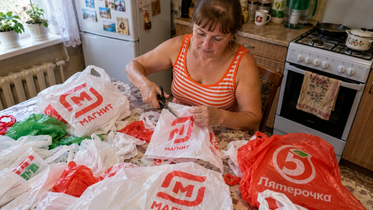 Пакеты-маечки из "Магнита" и "Пятёрочки" на помойное ведро не перевожу: мастерю "вечную" сумку-шопер — для покупок или дачных нужд