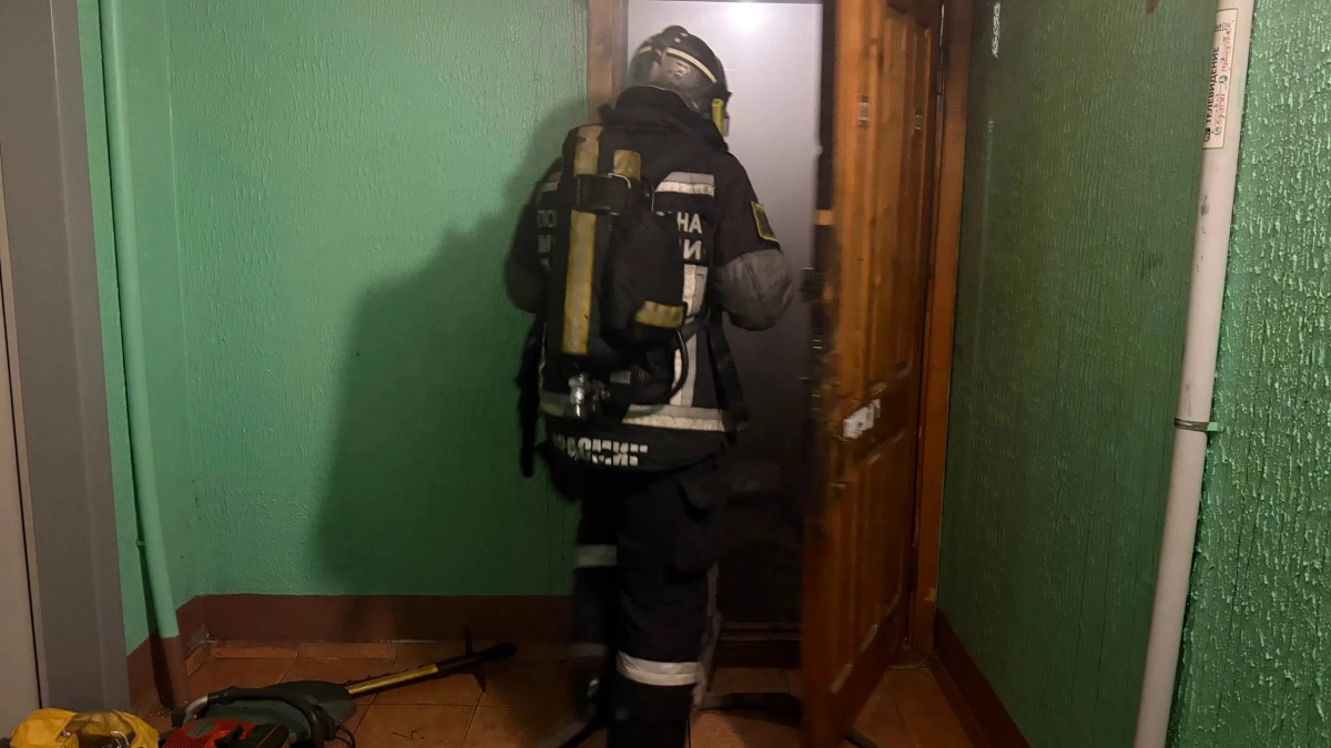 Во Владимире ночью загорелась квартира на улице Безыменского