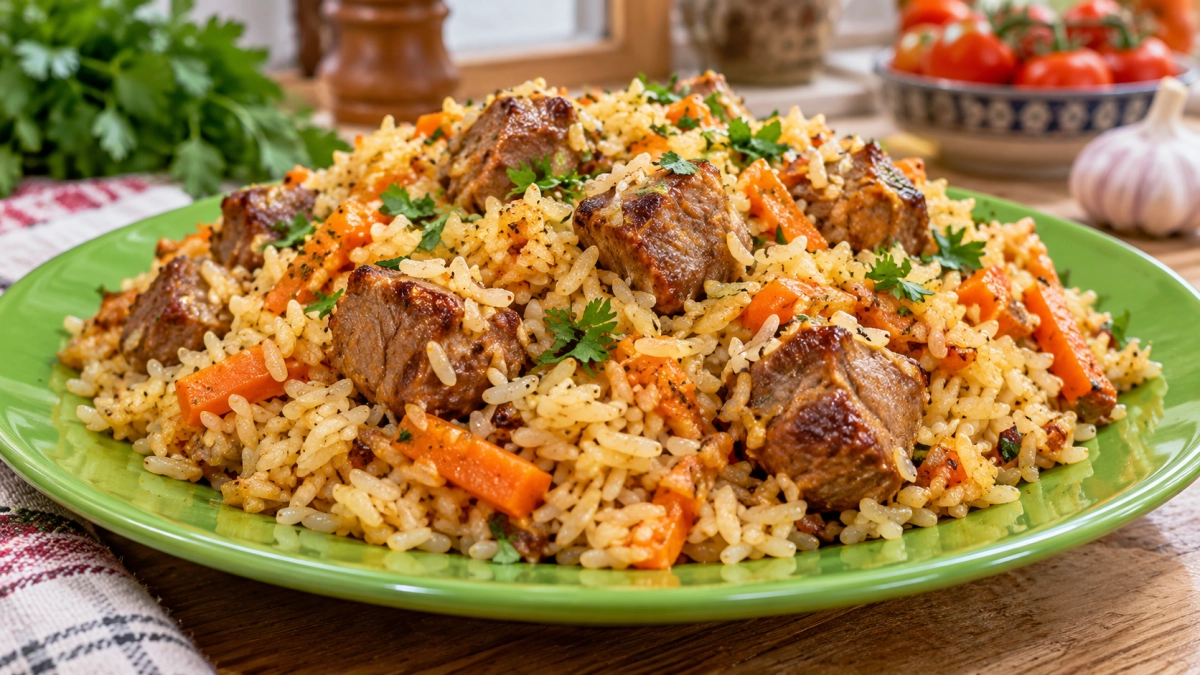 Хватит готовить плов в казане, получите липкую кашу с мясом: сыплю всё в пакет и засекаю время - всегда выходит ароматным и рассыпчатым