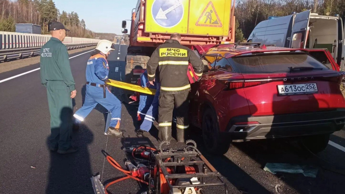 В Судогодском районе спасатели помогали пострадавшему в ДТП
