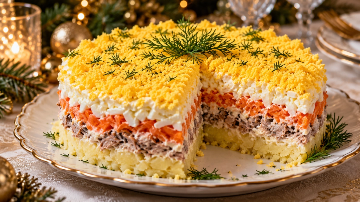 Добавила в «Мимозу» один ингредиент — вкус салата стал совершенным: теперь даже Огненная Коза в восторге