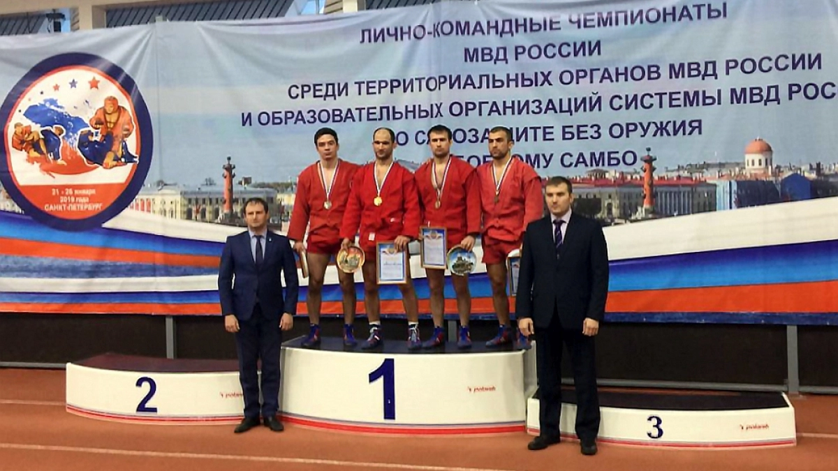 Владимирские полицейские взяли "золото" на Чемпионате России по самбо