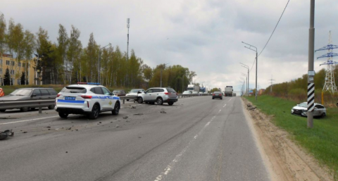 Водитель Mitsubishi пострадал в ДТП на улице Куйбышева во Владимире