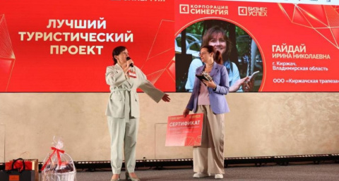 В суперфинале XIV Национальной предпринимательской премии «Бизнес-Успех» отличились жители Киржача