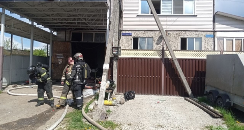 Жилой дом загорелся в селе Добрыненское Суздальского района
