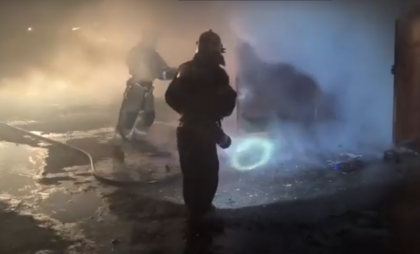 Подросток пострадал при пожаре в Сельце