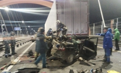 В Муромском районе произошли четыре столкновения за полтора часа на одном км трассы