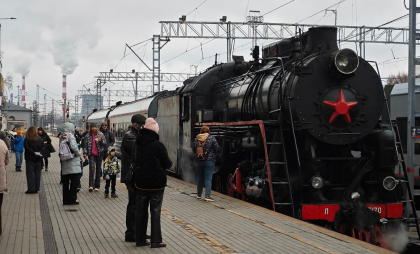 Ретро-паровоз перевез 500 человек по маршруту до Гусь-Хрустального