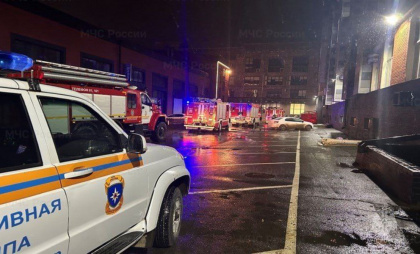 Во время пожара во владимирском кафе эвакуировали 15 человек