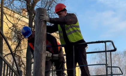 Во Владимире продолжают обновлять уличное освещение