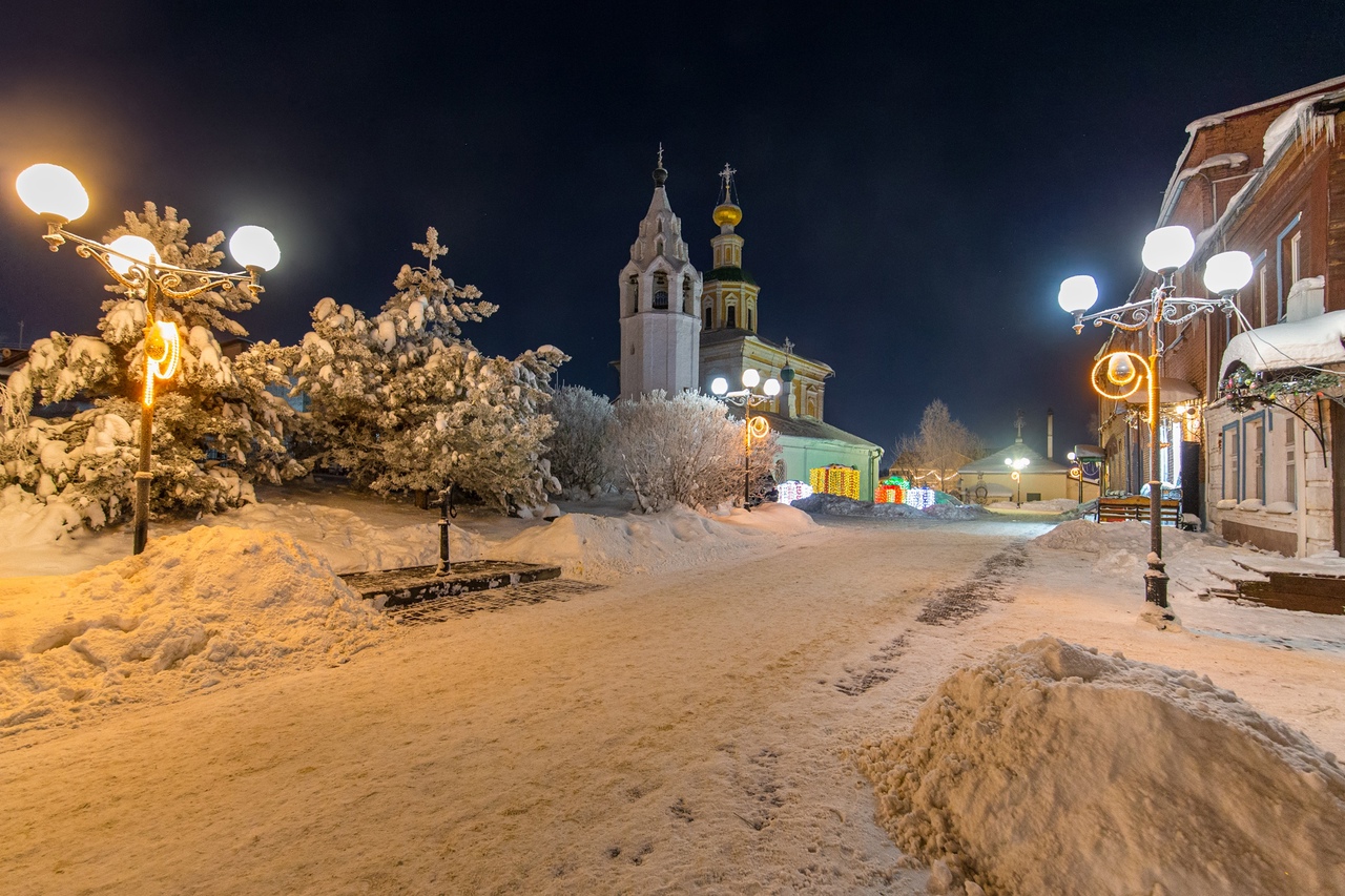 Владимир в январе.