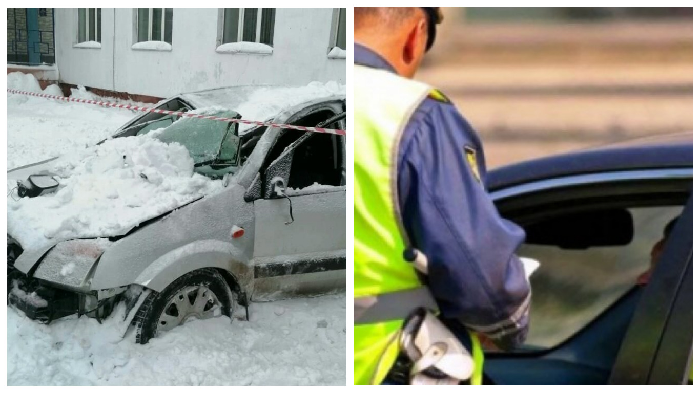  опасный снег в Александрове и новый штраф для водителей