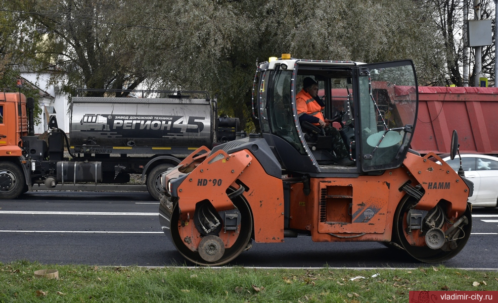 Во Владимире завершается большой дорожный ремонт двух улиц