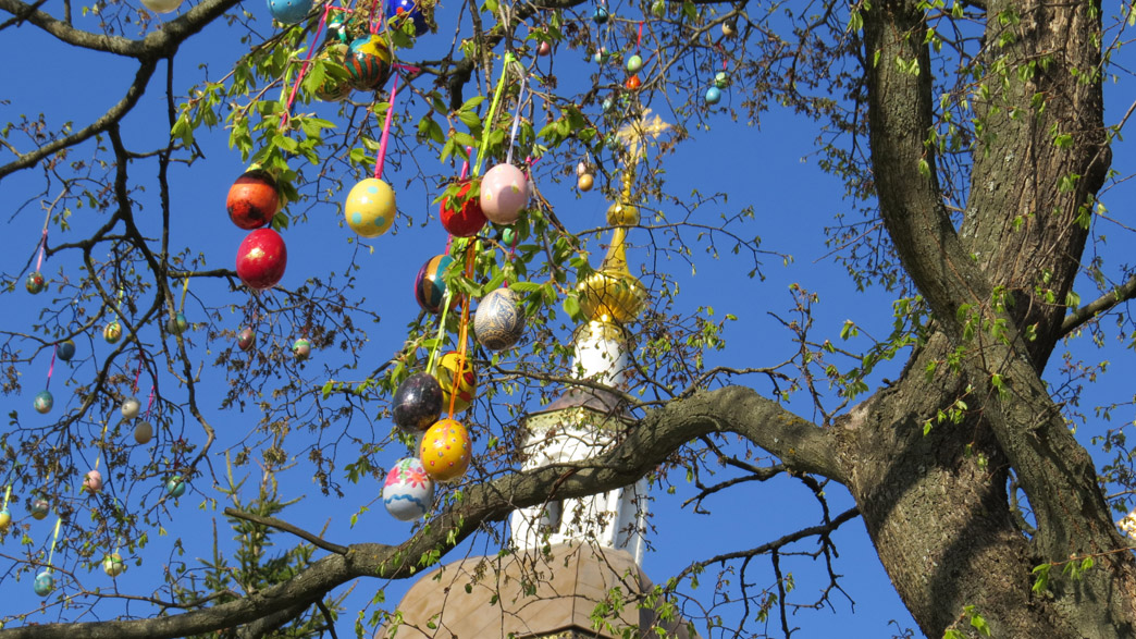 Во Владимире появится украшенное "пасхальными яйцами" дерево