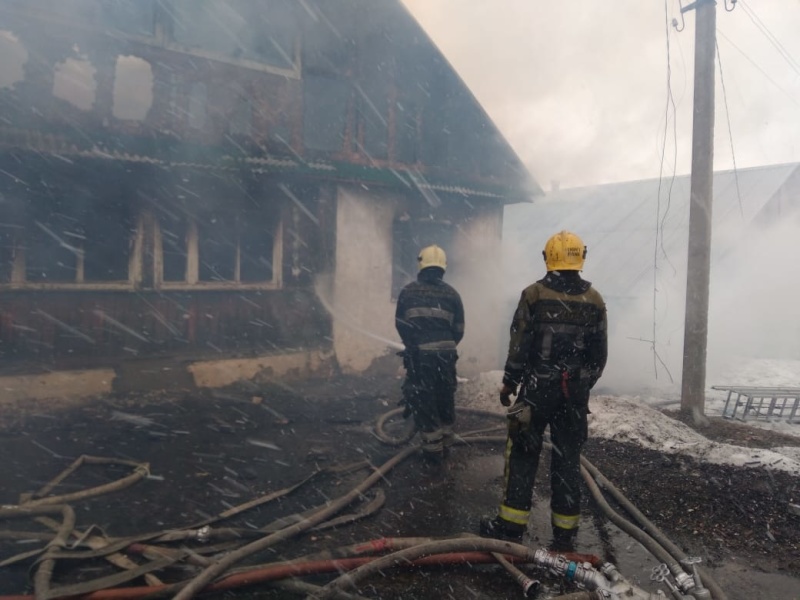 Пожилой мужчина погиб при пожаре в селе Спасское
