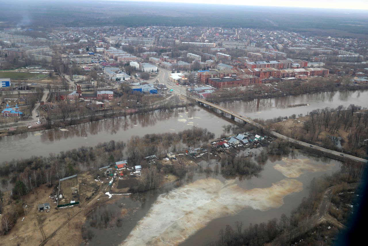 10 тревожных фото последствий начавшегося во Владимирской области паводка
