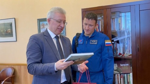Космонавт-испытатель Роскосмоса посетил Владимир
