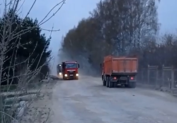 Покровчане задыхаются от пыли из-за строительства М-12