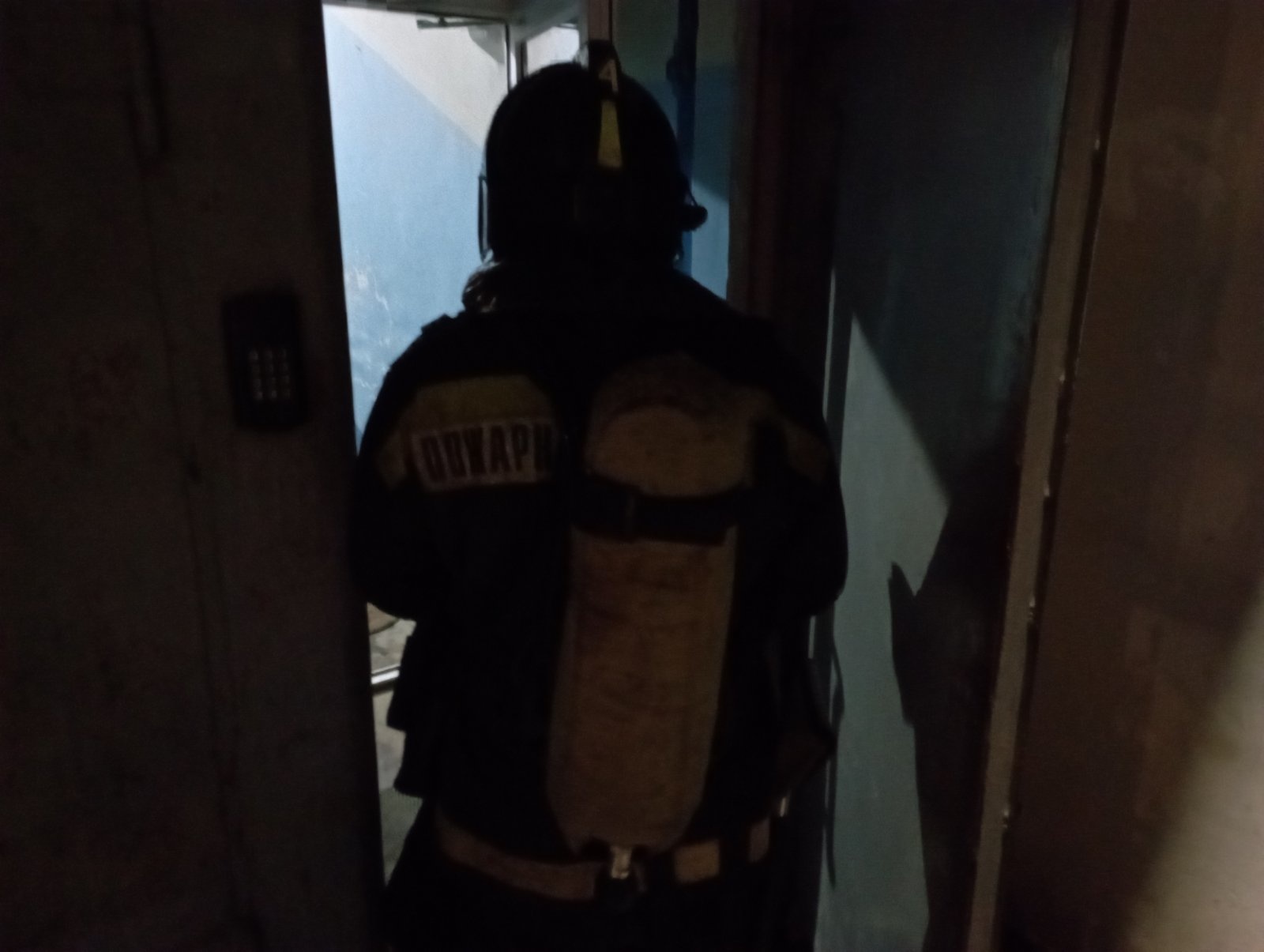 На пожаре в Коврове пострадал мужчина