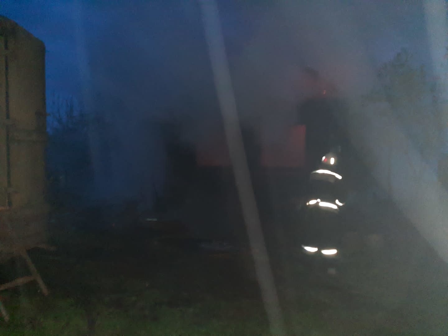 Ночью в Селивановском районе пожар унёс жизнь пенсионерки