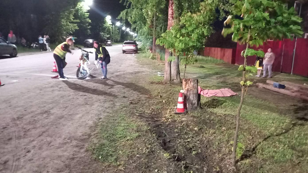 Во Владимирской области насмерть разбился мотоциклист-подросток