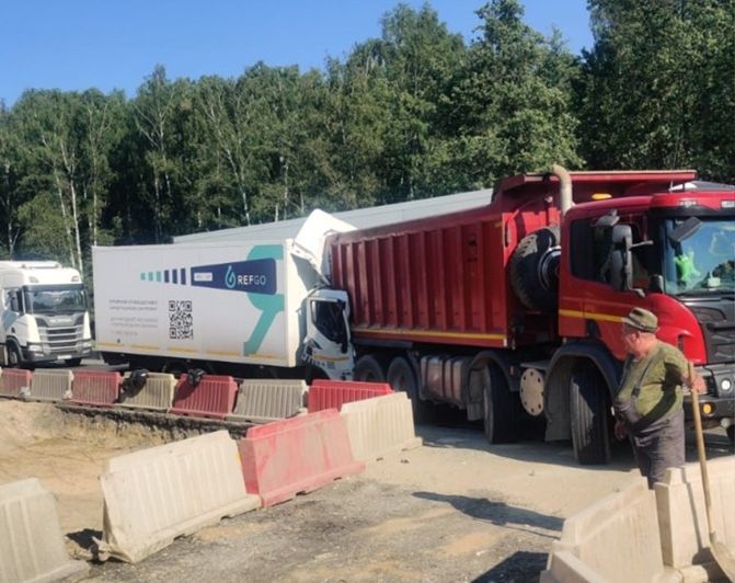 Под Петушками произошло смертельное ДТП с участием большегрузов
