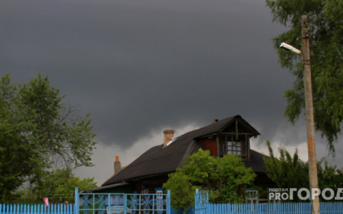 На Владимирскую область надвигается гроза с дождём и градом