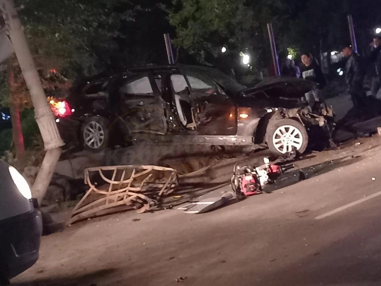 В жуткой аварии в Коврове пострадали три человека