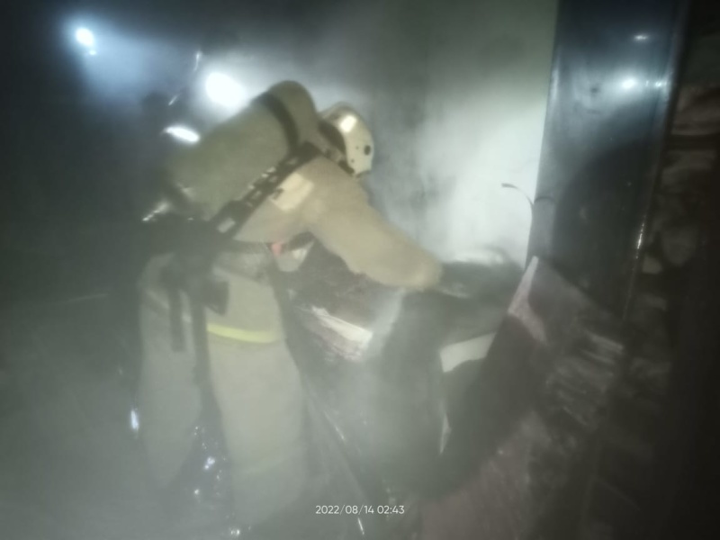 В Гусь-Хрустальном пожарные спасли восемь человек из горящего дома