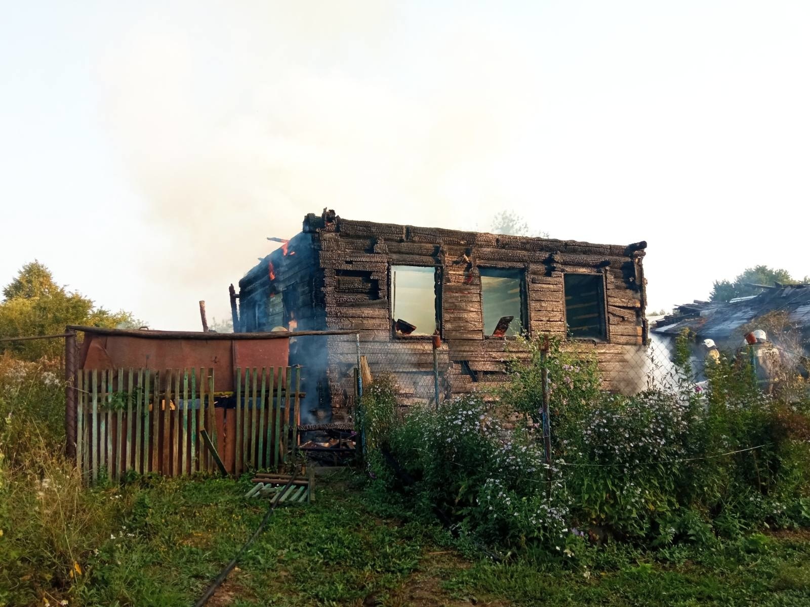 В Собинском районе в пожаре в частном доме погиб мужчина