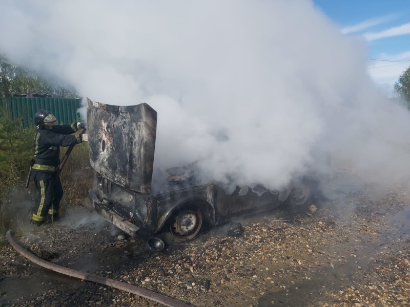 Во Владимирской области за сутки сгорело 3 автомобиля
