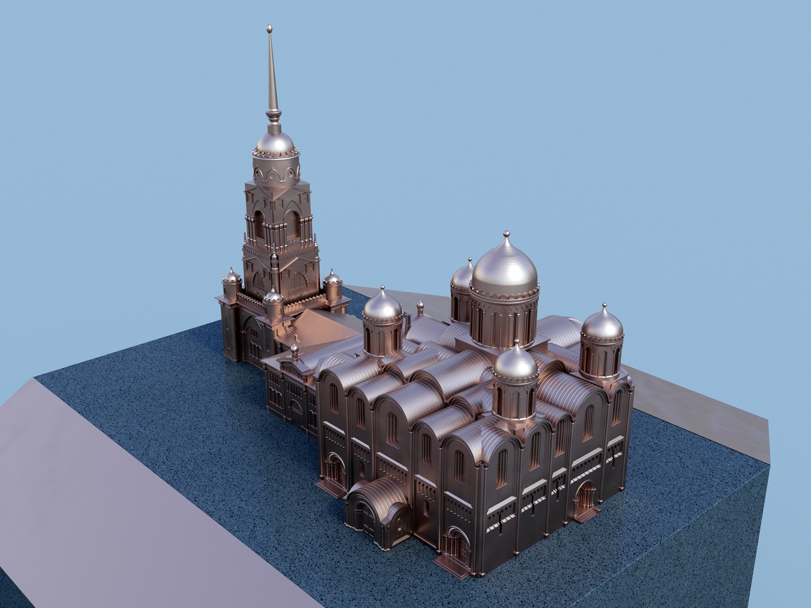 Для незрячих жителей и гостей Владимира создали тактильную модель Успенского собора