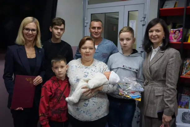 В Коврове в семье переселенцев из Донбасса родился четвертый сын