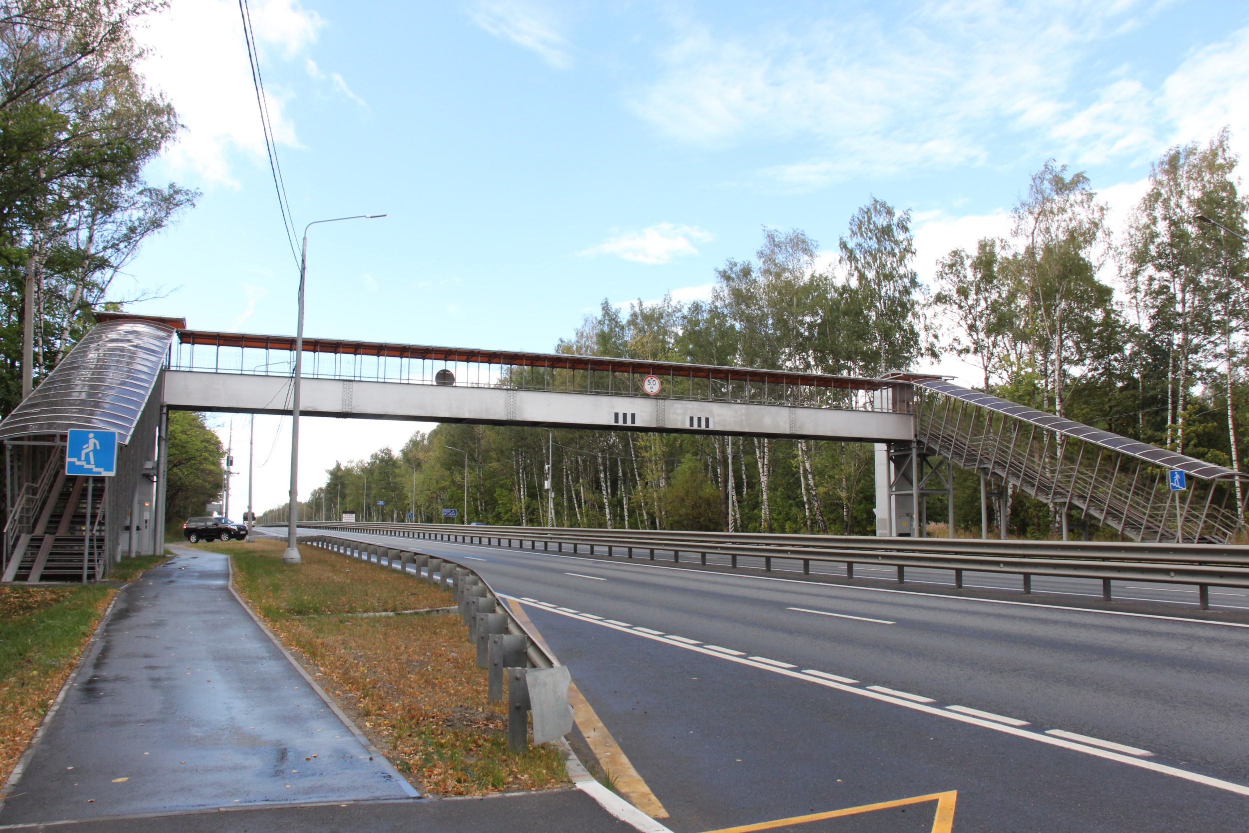 На трассе М-7 в Вязниковском районе уже скоро появится надземный переход
