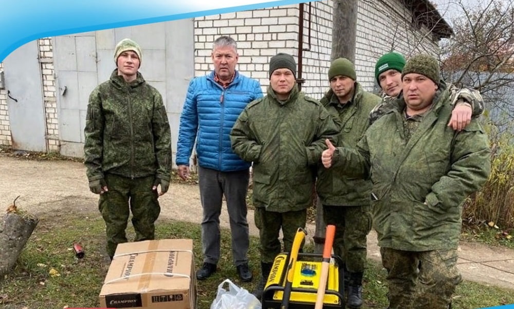 Камешковский депутат отправил в ковровскую учебку топоры и бензогенераторы