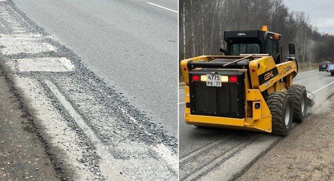 На дорогах Владимирской области устраивают шумовые полосы