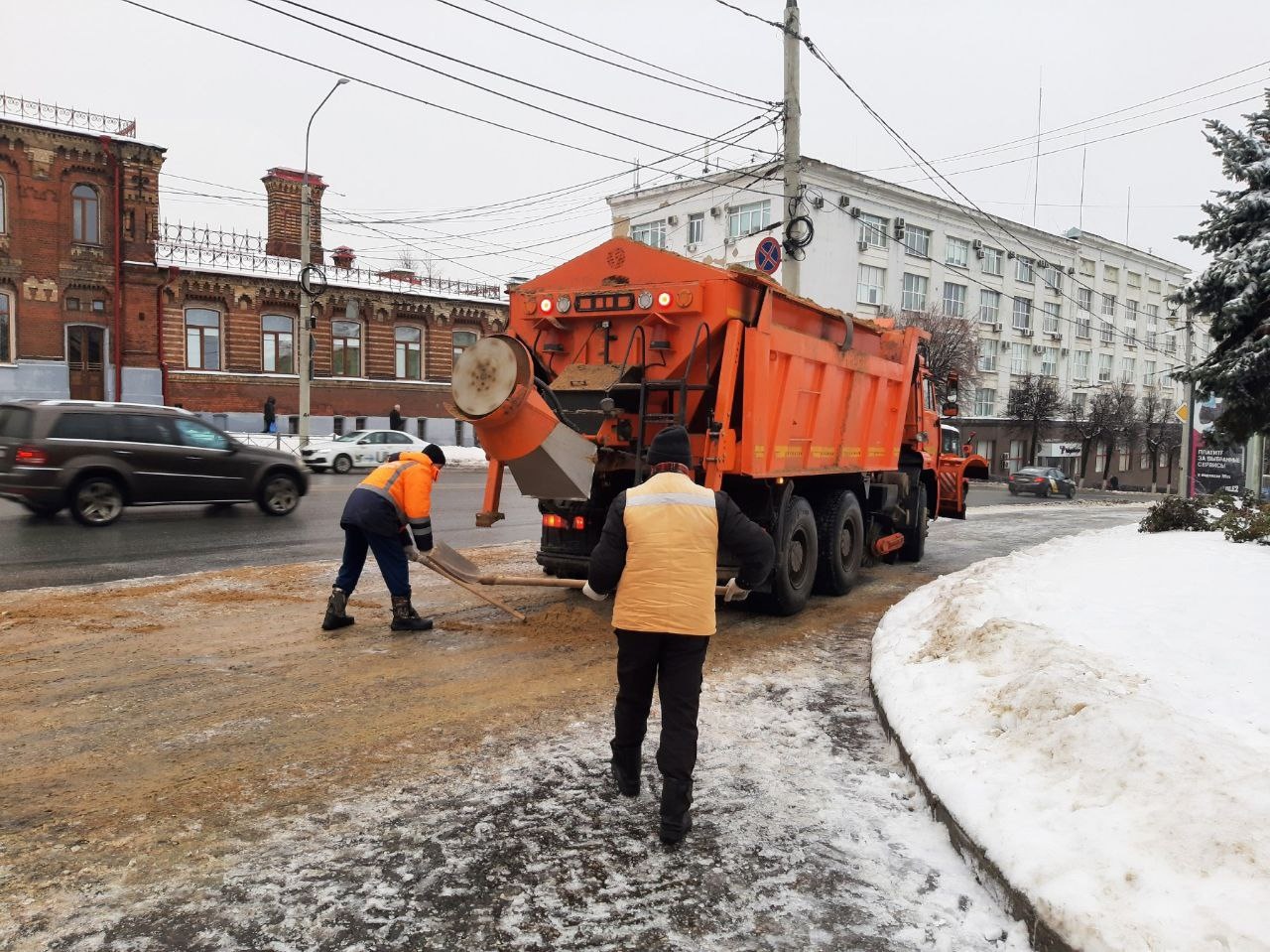 Власти Владимира отчитались по уборке снега в городе