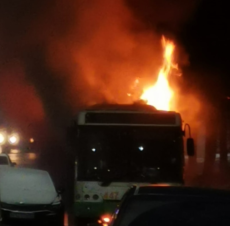 Озвучены две возможные причины пожара в рейсовом автобусе №24 во Владимире