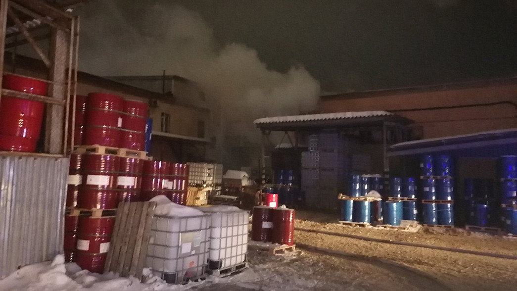 На химическом предприятии во Владимире произошел крупный пожар