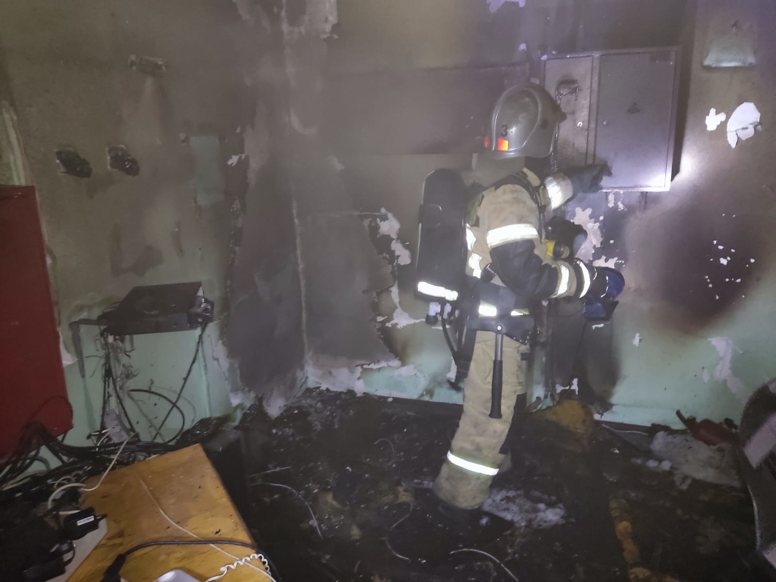 Во Владимире случился пожар в 15-этажном доме