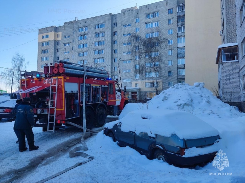 Во Владимире из горящей многоэтажки эвакуировали 25 человек