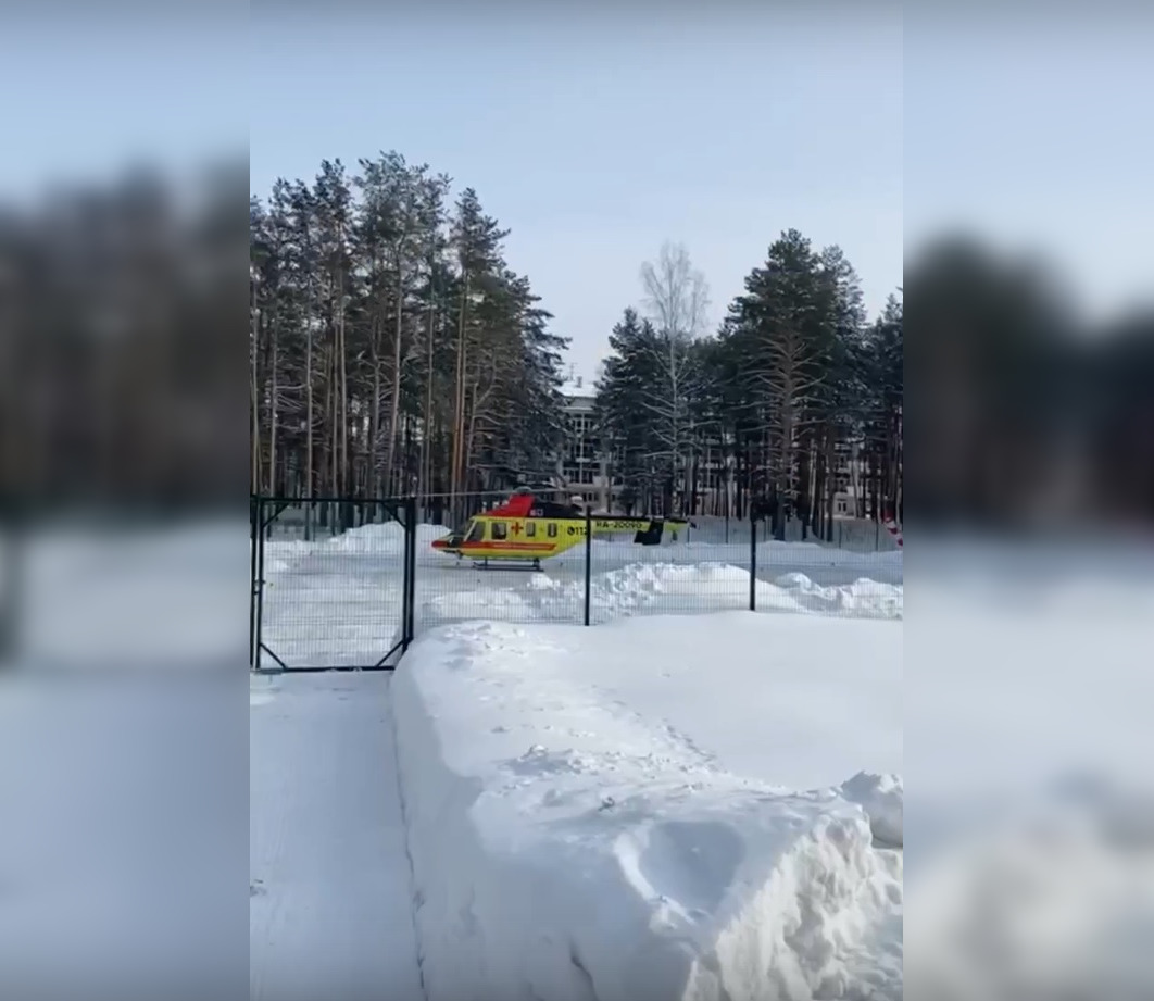 Пациента ковровской больницы отправили на вертолете в Нижний Новгород
